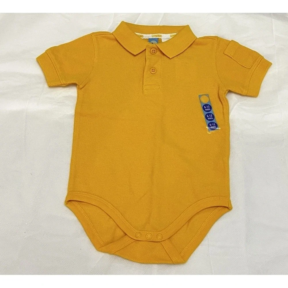 Vintage 2000 Gymboree Baby Boy Polo Bodysuit Romper One Piece Y2K Infant